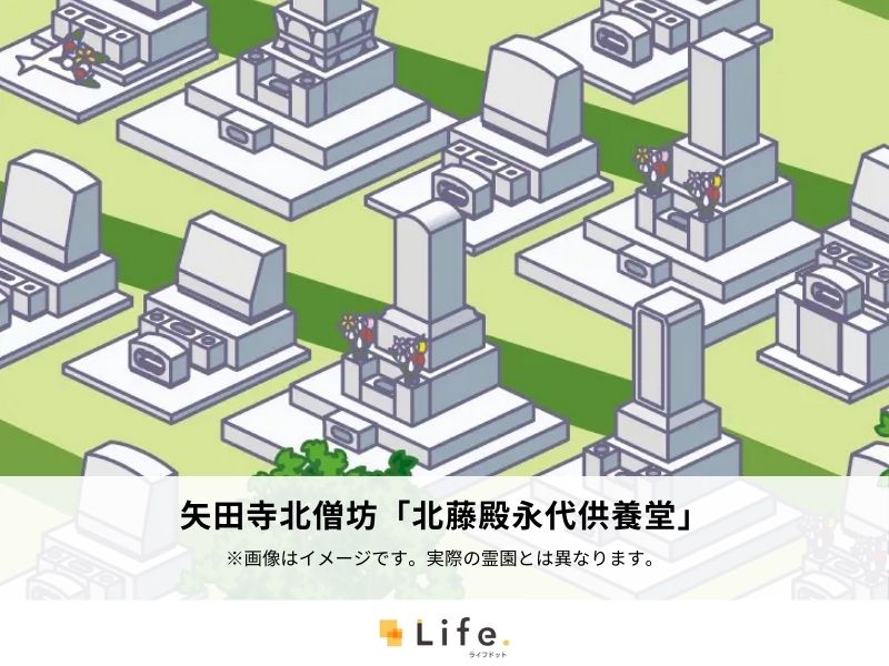 矢田寺北僧坊「北藤殿永代供養堂」