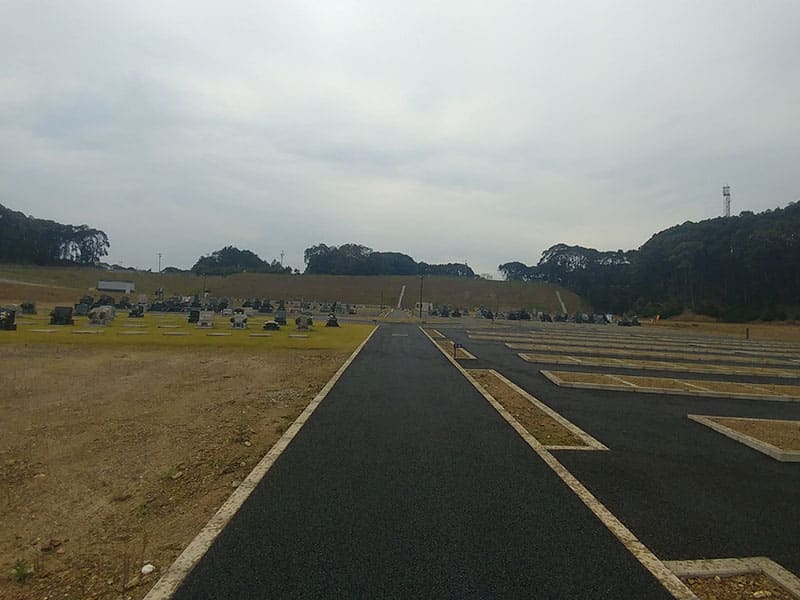 袋井市夢の丘墓園の全体写真