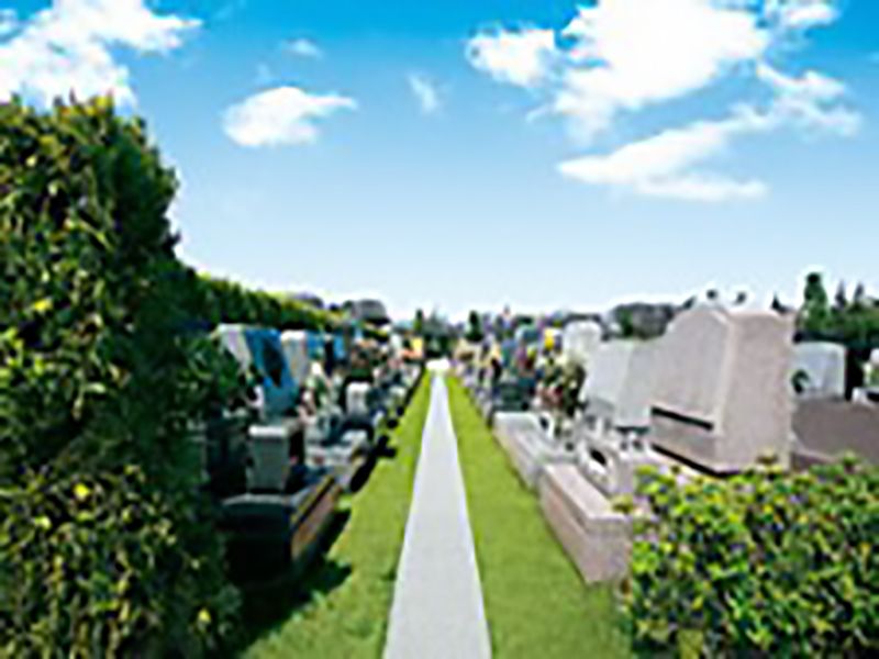 狭山やすらぎ霊園　緑が溢れる霊園風景