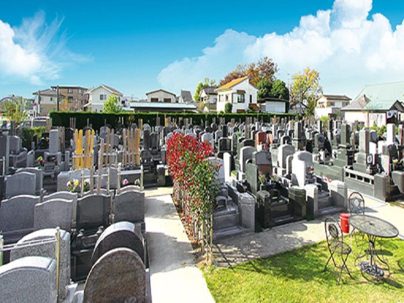 熊谷ひばりの森霊園　整備された墓域