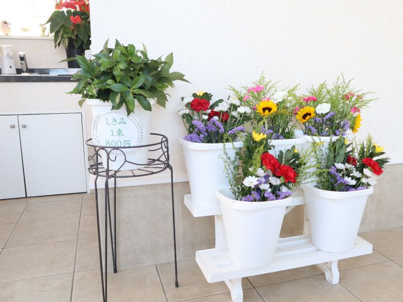 仏花・線香を常時販売
