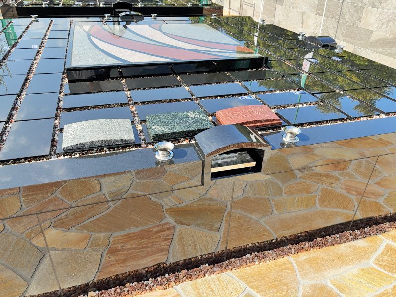 プレートの形、石の種類はご選択いただけます