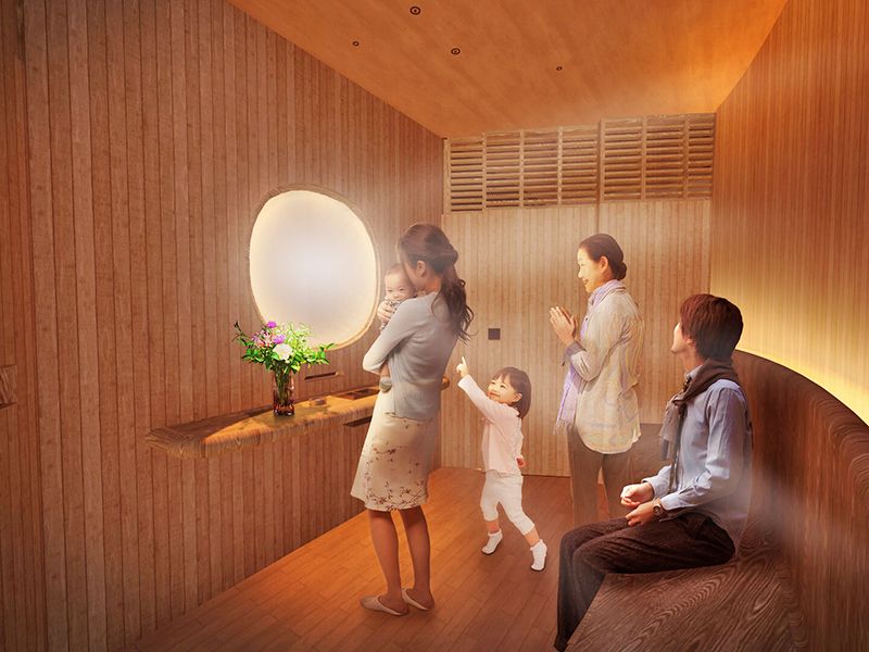 屋内納骨堂（永代供養付き、ペット可）