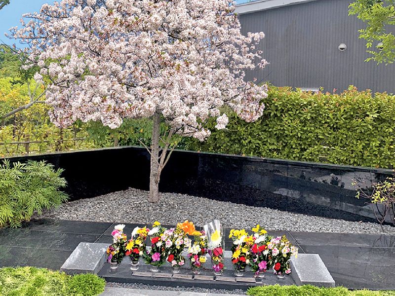 さくら樹木葬（合祀墓）にて永代供養されます