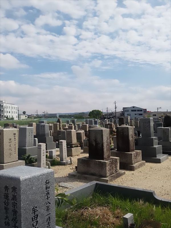 招堤共同墓地　解放感が溢れる墓地