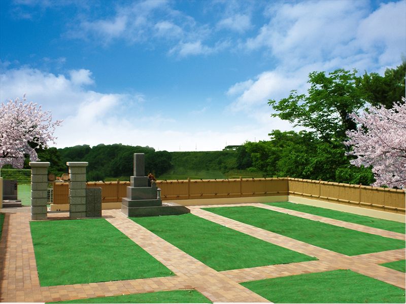 パークフォレスト鉢ヶ峯　整備された区画