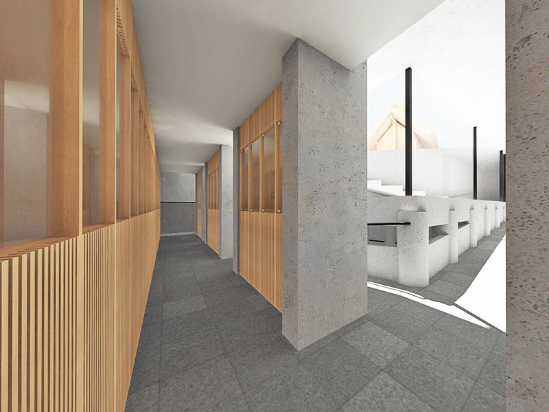 鳥飼八幡宮　奥宮イメージ図