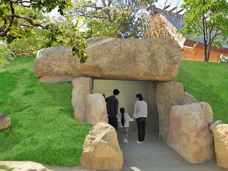 鳥飼八幡宮　奥宮イメージ図
