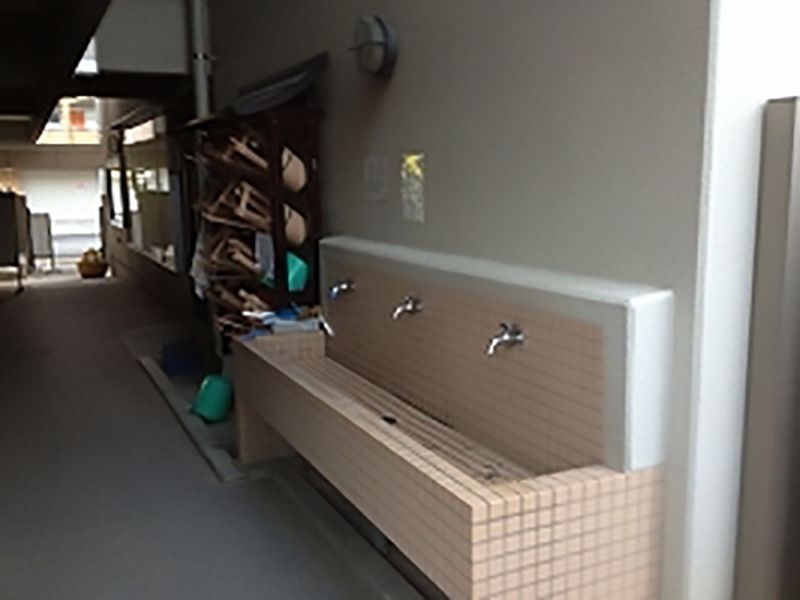 専光寺墓苑の水場