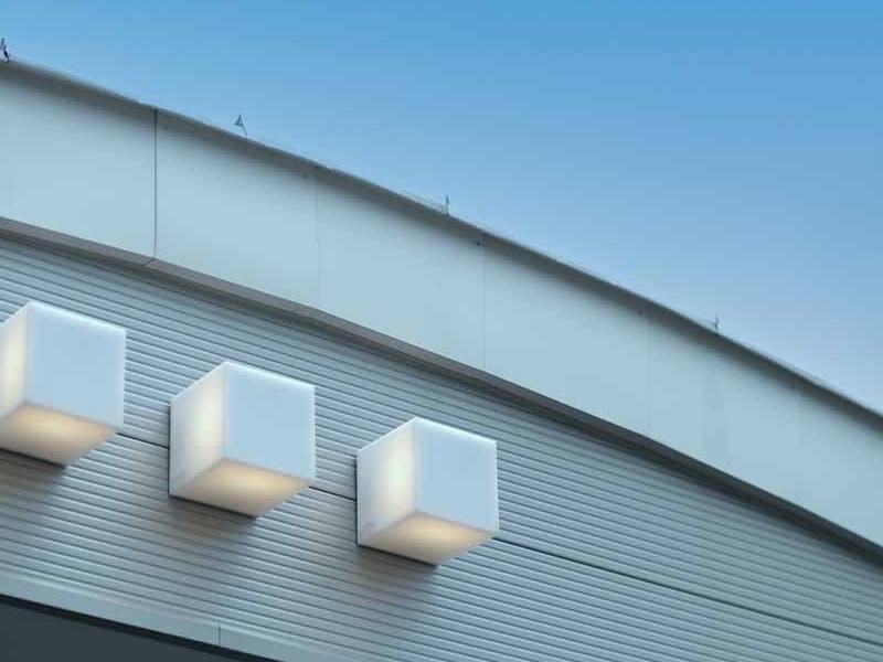 エントランス上部のデザイン照明