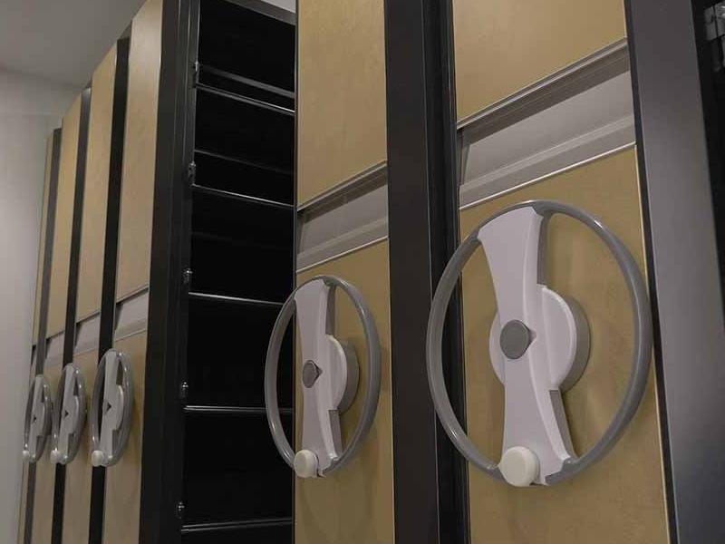 遺骨が安置される納骨壇