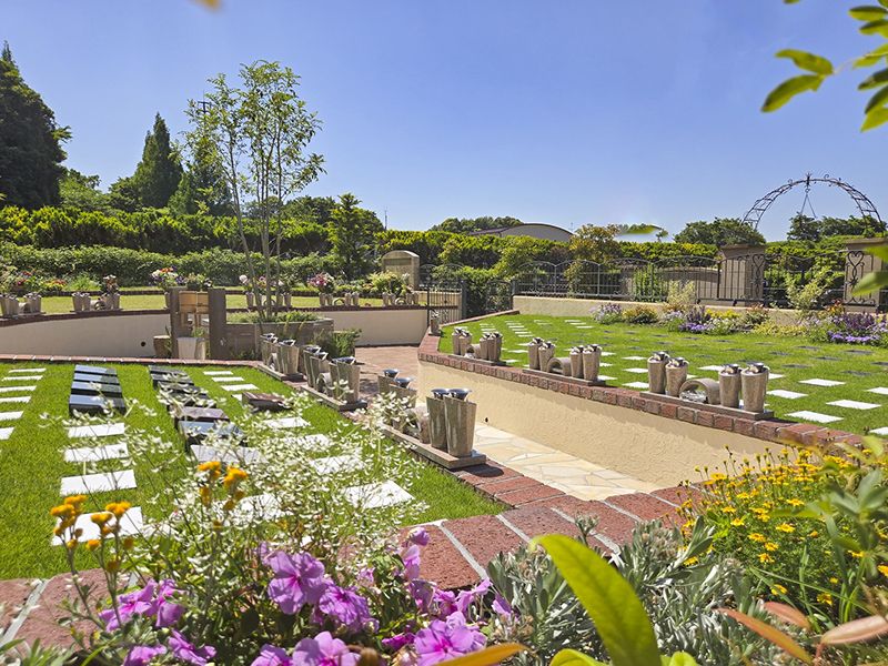 自然葬エリア風景