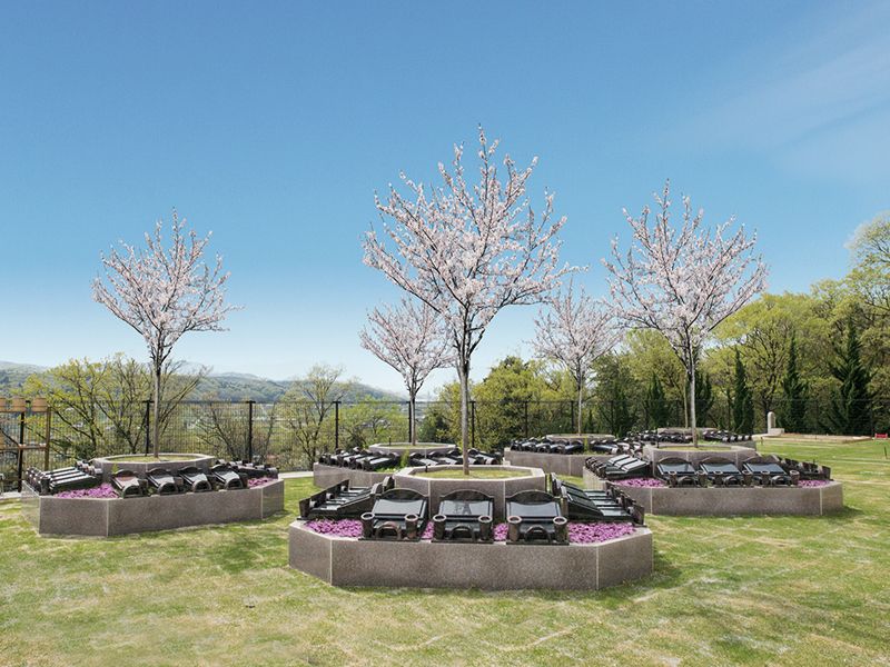 芝桜も美しい「樹木葬さくら」