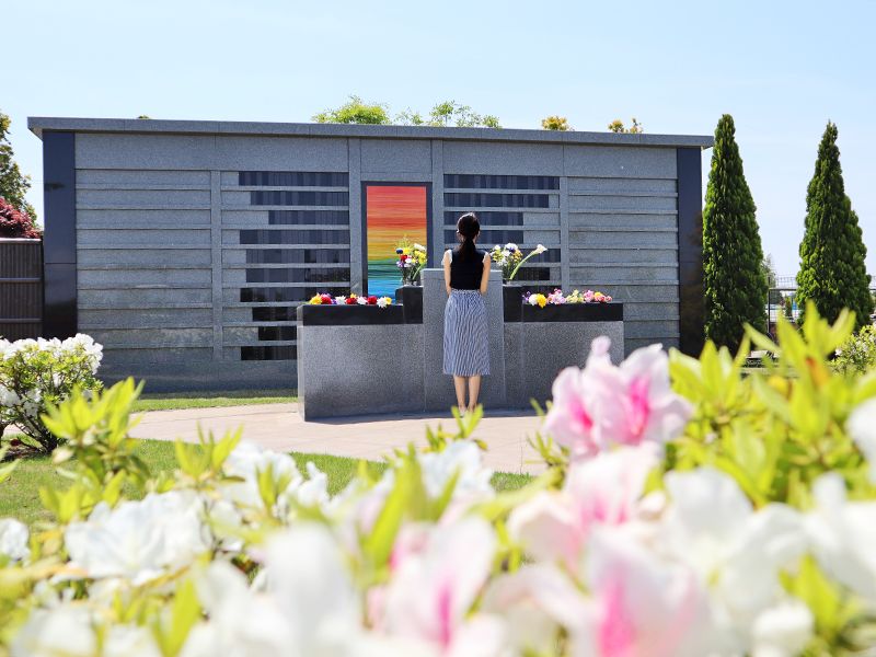 納骨堂「吉祥」地上（墓参スペース）